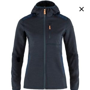 Fjallraven Keb Fleece Hoodie, zip up - Navy XS
